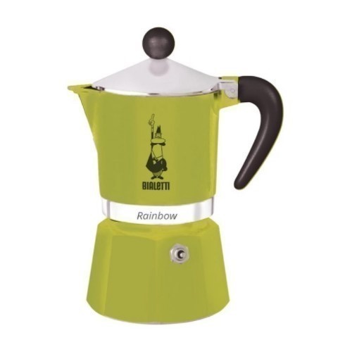 CAFETERA BIALETTI RAINBOW 3TZAS VERDE